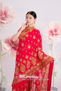 Đồ Sari Ấn Độ Hồng Sen