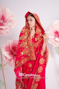 Đồ Sari Ấn Độ Hồng Sen