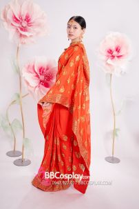 Đồ Sari Ấn Độ Cam