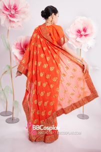 Đồ Sari Ấn Độ Cam