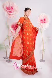 Đồ Sari Ấn Độ Cam