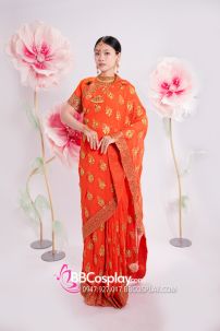 Đồ Sari Ấn Độ Cam