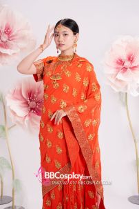 Đồ Sari Ấn Độ Cam