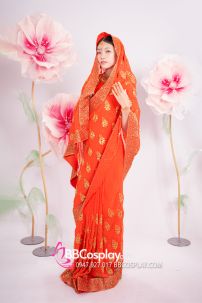 Đồ Sari Ấn Độ Cam