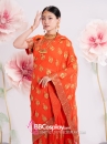 Trang Phục Sari Ấn Độ Cam