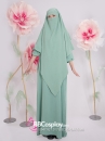 Trang Phục Hồi Giáo - Phối 2 Lớp Màu Xanh Bạc Hà