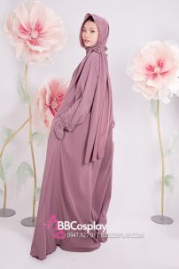 Đồ Hồi Giáo Màu Tím Môn - Ảnh Thật