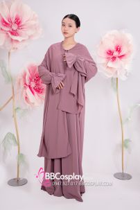 Đồ Hồi Giáo Màu Tím Môn - Ảnh Thật