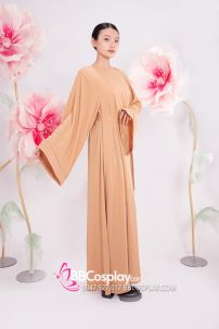 Đồ Hồi Giáo Màu Kem Có Kèm Thắt Lưng Thanh Lịch