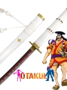 Kiếm Gỗ Phong Thủy Nhật Bản Enma Trắng Của Oden One Piece