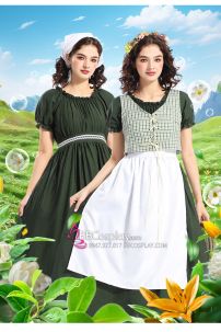 Đồ Cô Gái Nông Thôn Kiểu Miền Đồng Quê Tone Xanh Lá