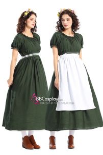 Đồ Cô Gái Nông Thôn Kiểu Miền Đồng Quê Tone Xanh Lá