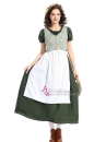 Trang Phục Cô Gái Nông Thôn Kiểu Miền Đồng Quê Tone Xanh Lá