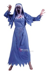 Đồ Nữ Tu Xanh Dương Có Máu