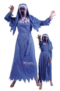 Đồ Nữ Tu Xanh Dương Có Máu