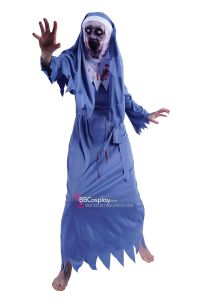 Đồ Nữ Tu Xanh Dương Có Máu