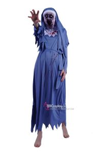 Đồ Nữ Tu Xanh Dương Có Máu