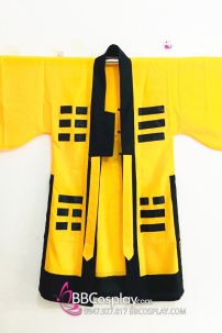 Trang Phục Pháp Sư Đạo Sĩ Hình Âm Dương - Màu Vàng