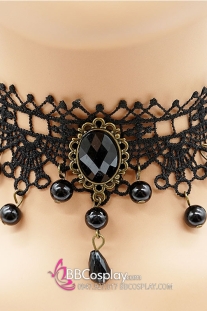 Vòng Cổ Đen Kiểu Ma Cà Rồng - Gothic Choker
