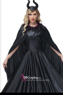 Trang Phục Maleficent Dạng Váy Xoè Có Kèm Choàng