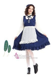 Đồ Cô Gái Nông Thôn Kiểu Miền Đồng Quê Tone Xanh Dương