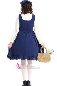 Đồ Cô Gái Nông Thôn Kiểu Miền Đồng Quê Tone Xanh Dương