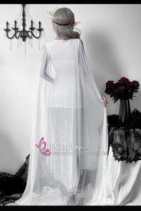 Đồ Nữ Thần Hy Lạp Trắng Viền Vàng