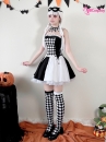 Trang Phục Cô Hề Trắng Đen Haloween