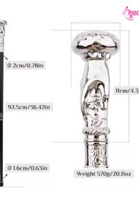 Gậy Quý Tộc Kim Loại Đầu Bàn Tay