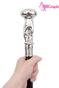 Gậy Quý Tộc Kim Loại Đầu Bàn Tay