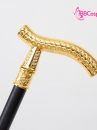 Gậy Quý Tộc Kim Loại Vàng Đầu Dây Xích