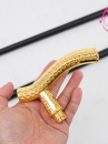 Gậy Quý Tộc Kim Loại Vàng Đầu Dây Xích