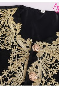 Đồ Rococo Aristocrat Thời Trung Cổ Marie - Đen Viền Vàng