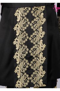 Đồ Rococo Aristocrat Thời Trung Cổ Marie - Đen Viền Vàng