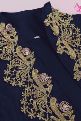 Trang Phục Rococo Aristocrat Thời Trung Cổ Marie - Đen Viền Vàng
