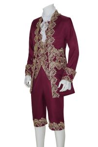 Đồ Rococo Aristocrat Thời Trung Cổ Marie - Đỏ Hồng