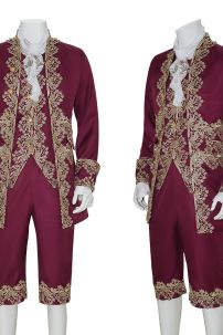 Đồ Rococo Aristocrat Thời Trung Cổ Marie - Đỏ Hồng