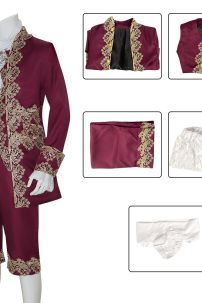 Đồ Rococo Aristocrat Thời Trung Cổ Marie - Đỏ Hồng