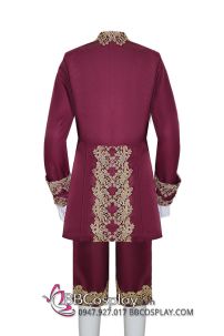 Đồ Rococo Aristocrat Thời Trung Cổ Marie - Đỏ Hồng