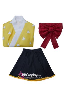 Đồ Cosplay Agatsuma Zenitsu Nữ