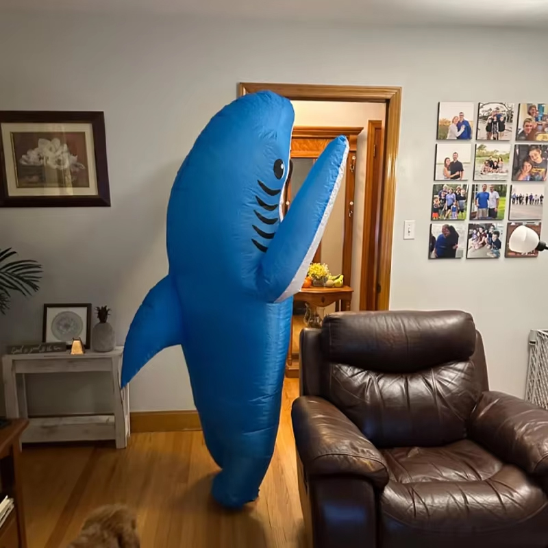 Mascot Cá Mập Bơm Hơi Giá Rẻ - Baby Shark