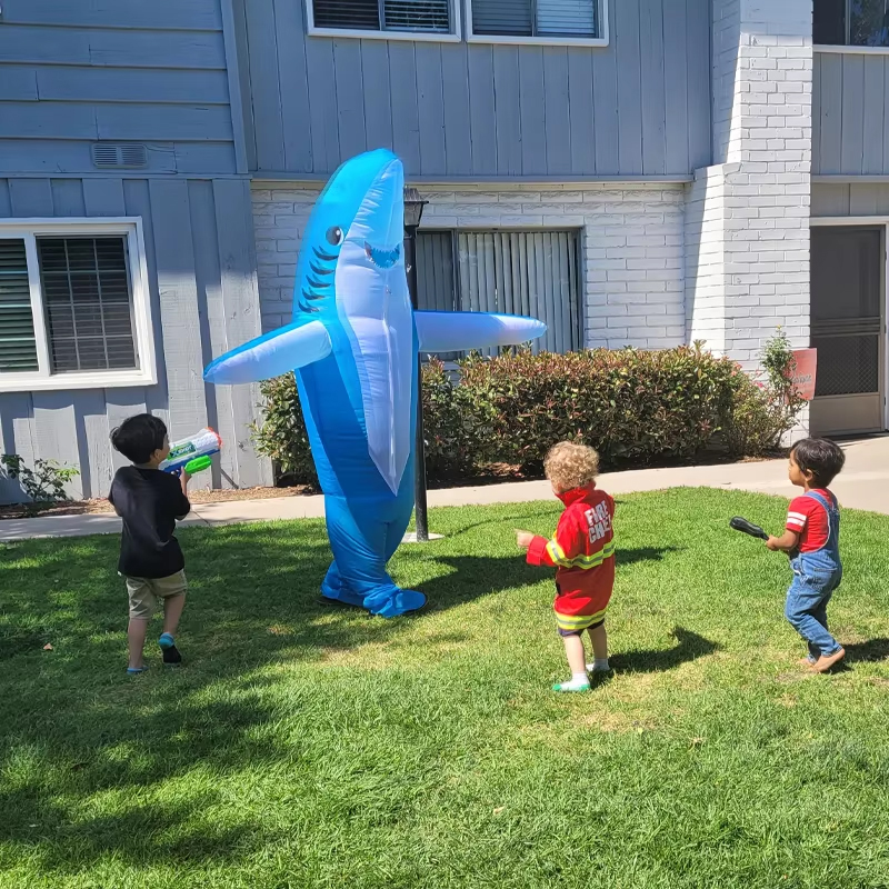 Mascot Cá Mập Bơm Hơi Giá Rẻ - Baby Shark
