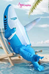 Mascot Cá Mập Bơm Hơi Giá Rẻ - Baby Shark