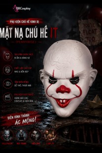 Mặt Nạ Nhựa Cứng - Chú Hề Penny Wise