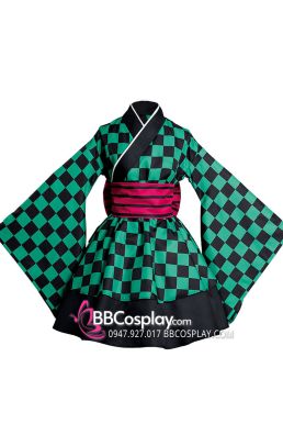 Đồ Cosplay Kamado Tanjiro Nữ 2