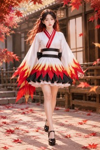 Trang Phục Waloli Viêm Trụ Rengoku Kyoujurou (Thanh Gươm Diệt Quý)