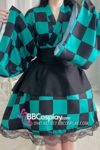 Trang Phục Cosplay Kamado Tanjiro Nữ 3