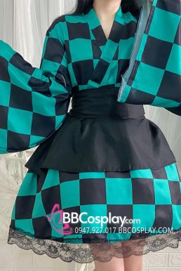 Đồ Cosplay Kamado Tanjiro Nữ 3