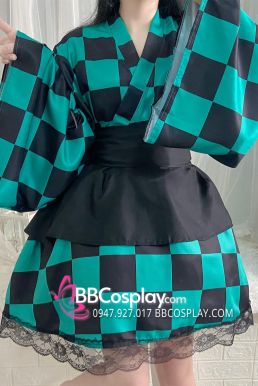 Đồ Cosplay Kamado Tanjiro Nữ 3