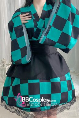 Đồ Cosplay Kamado Tanjiro Nữ 3